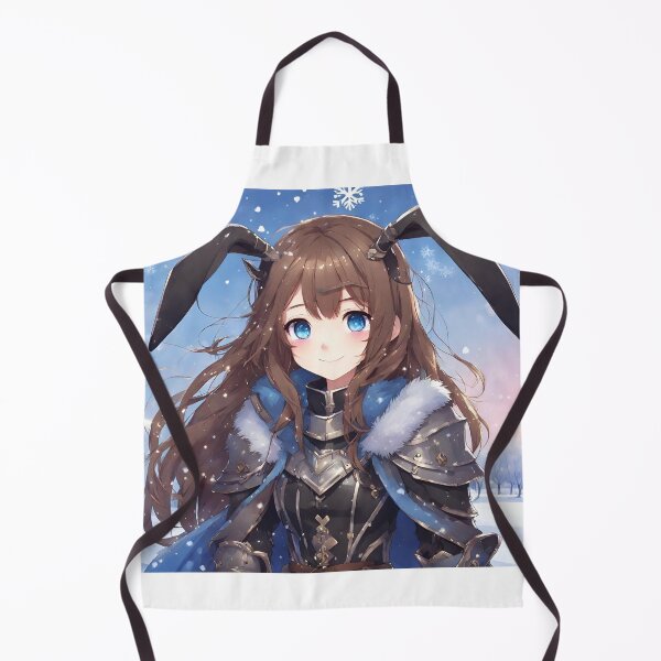 Item preview, Cute Anime Bunny knight girl winter (silvergoldvisionary) designed and sold by SGVisionary.