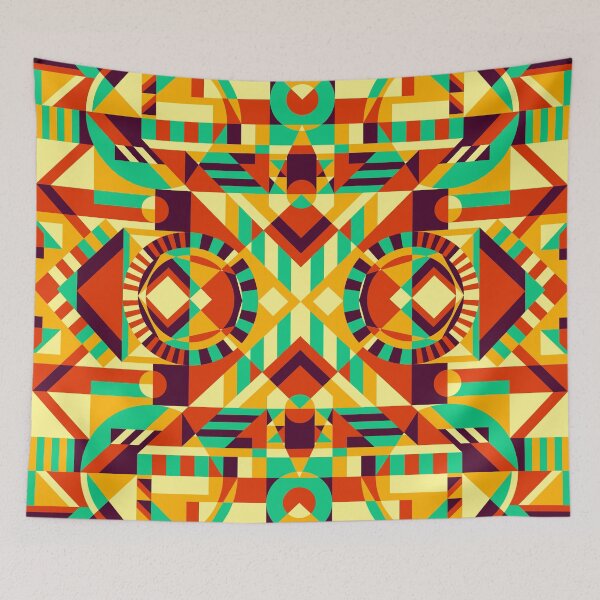 Item preview, Colorful Modern Geometric Pattern designed and sold by stylebytara.