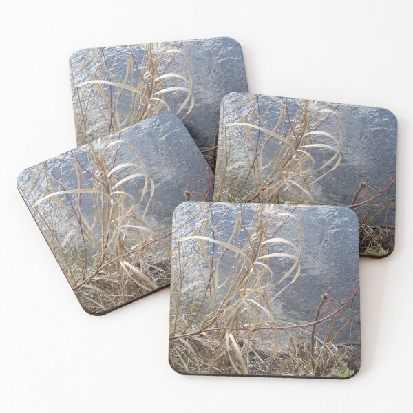 Item preview, WINTER GRASSES ON THE RIVER BANK designed and sold by Elaine Bawden.