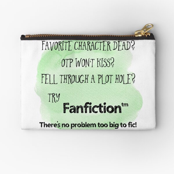 Fanfiction tm green Zipper Pouch