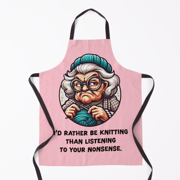 Item preview, I'd rather be knitting designed and sold by HeadTurningArt.