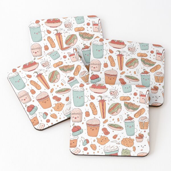 Item preview, Burger pattern designed and sold by Lexa Pix.