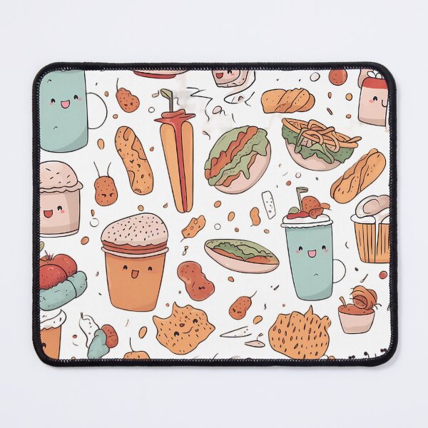 Item preview, Burger pattern designed and sold by Lexa Pix.
