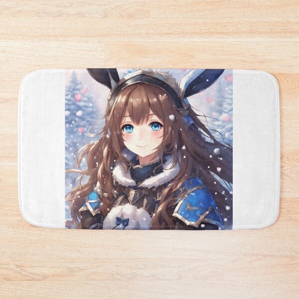 Item preview, Cute Anime Bunny knight girl winter (silvergoldvisionary) designed and sold by SGVisionary.