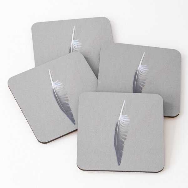 Item preview, Single feather on shore designed and sold by Wolfie-Rose.