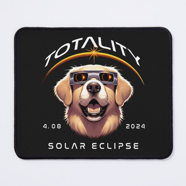 Item preview, Totality, a Labrador wearing sunglasses looking at the Total Solar Eclipse, Pet Animal Eclipse Viewing Pawty 2024. designed and sold by jeyel7.