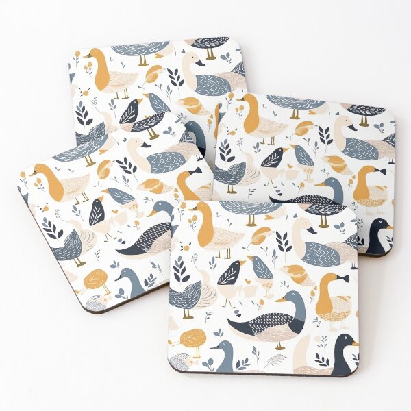 Item preview, Cute goose pattern designed and sold by Lexa Pix.