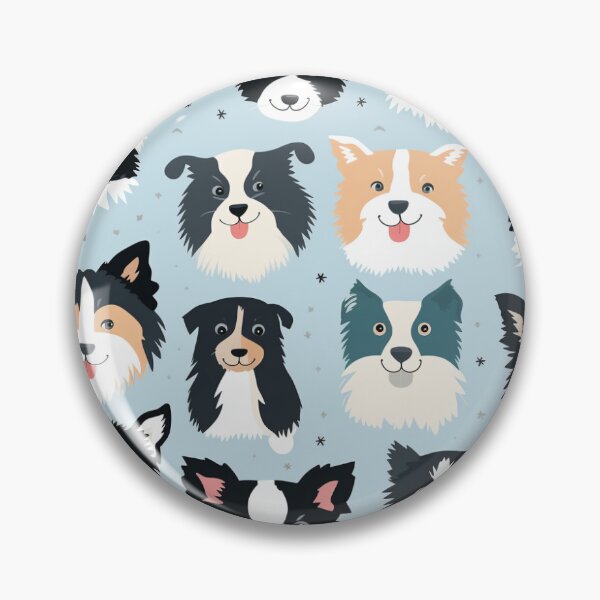 Item preview, Goofy Grins: Border Collie Charm designed and sold by Doggplaza.