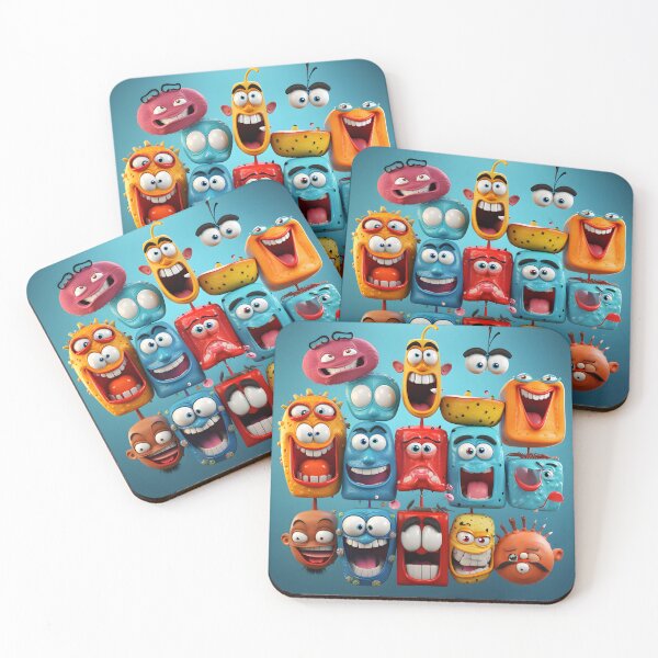 Item preview, funny face Whimsical Characters designed and sold by Ryslissa.