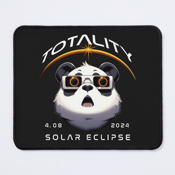 Item preview, Totality, a Panda bear wearing sunglasses looking at the Total Solar Eclipse, Wild Animal Eclipse Viewing Pawty 2024. designed and sold by jeyel7.