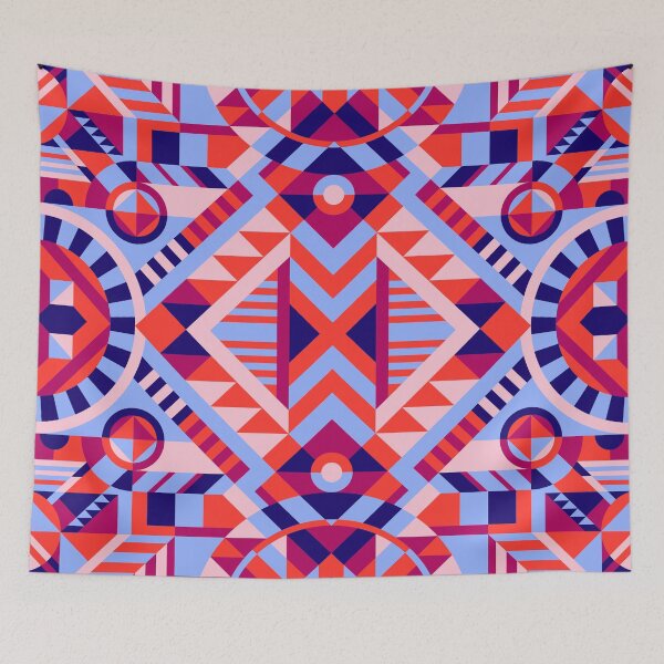 Item preview, Colorful Modern Geometric Pattern designed and sold by stylebytara.