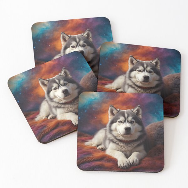 Item preview, Celestial Husky Dreams designed and sold by Enchanting Art Vista.