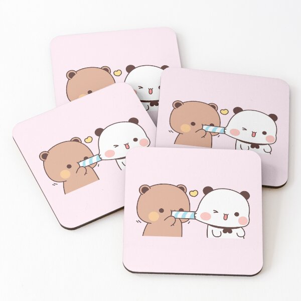 Item preview, Bubu and Dudu | Cute Bear Couple | Panda Yier | Bubu Brownie Bear designed and sold by valeriehsin.
