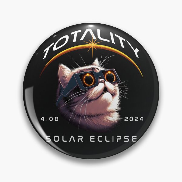 Artikelvorschau, Totality, eine Perserkatze mit Sonnenbrille und Blick auf die totale Sonnenfinsternis, Pet Animal Eclipse Viewing Pawty 2024. entworfen und verkauft von jeyel7.