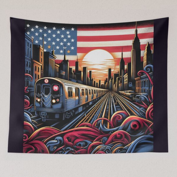 Item preview, New York Subway NYC Subway Train designed and sold by MayaDelaye.