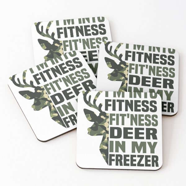 Item preview, Hunting I'm Into Fitness Fit'ness Deer In My Freezer Hunting designed and sold by Cute Shark.