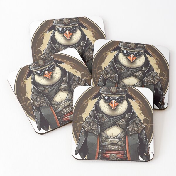 Item preview, Samurai Penguin designed and sold by likbatonboot.