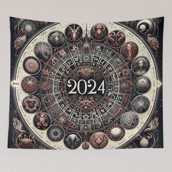 Item preview, Celestial Harmony: Zodiac and Astrology of 2024 designed and sold by FIYARO.