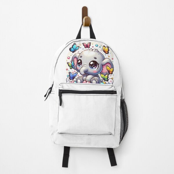 Item preview, Kawaii Elephant Playing with Butterflies designed and sold by lAnJefurtifeu.