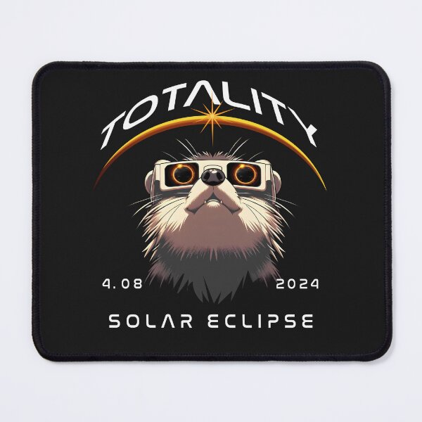 Item preview, Totality, a Racoon wearing sunglasses looking at the Total Solar Eclipse, Animal Eclipse Viewing Party 2024. designed and sold by jeyel7.