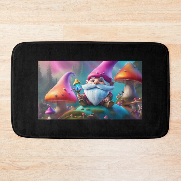 Item preview, Gnome in Mushroom Haven | A.I INK  designed and sold by AI-INK.