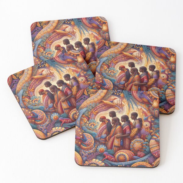 Item preview, The tribe of Australian Aboriginal art designed and sold by primtawan.