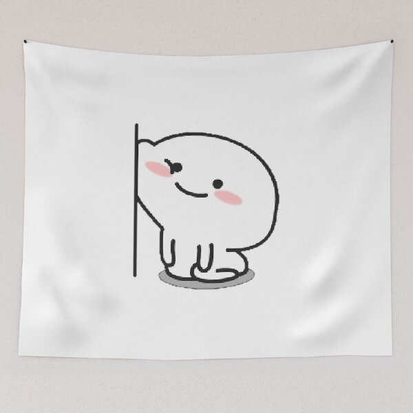 Item preview, Lovely Cute Quby Cheek Meme Face designed and sold by umilukur.