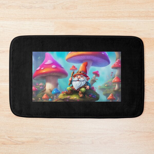 Item preview, Gnome in Mushroom Haven | A.I INK  designed and sold by AI-INK.