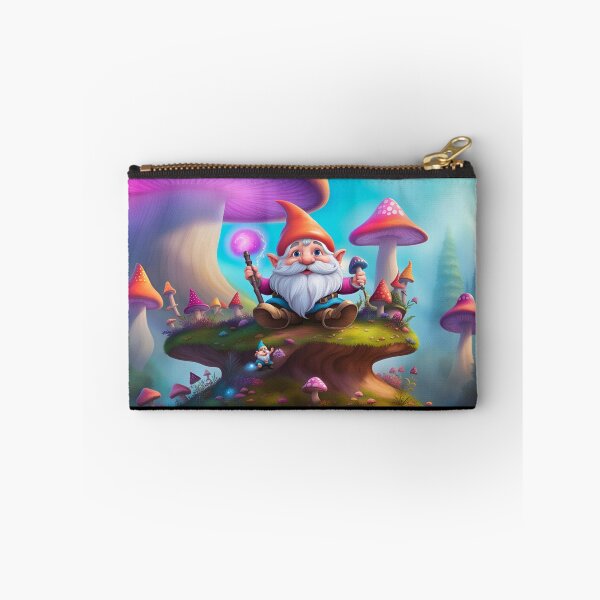 Item preview, Gnome in Mushroom Haven | A.I INK designed and sold by AI-INK.