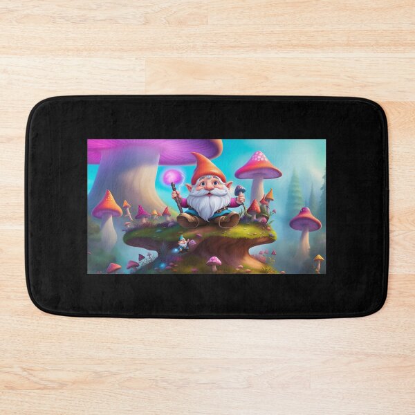 Item preview,  Gnome in Mushroom Haven | A.I INK  designed and sold by AI-INK.