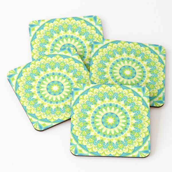 Item preview, Color Wheel - Green Base Mandala designed and sold by makuro-designs.