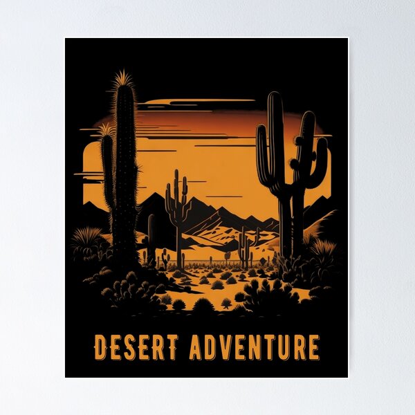 Item preview, Desert Landscape Dusk designed and sold by Blok45.