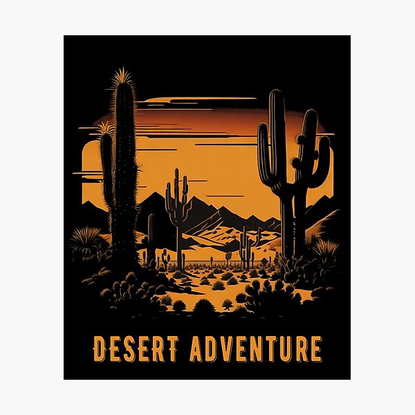 Item preview, Desert Landscape Dusk designed and sold by Blok45.