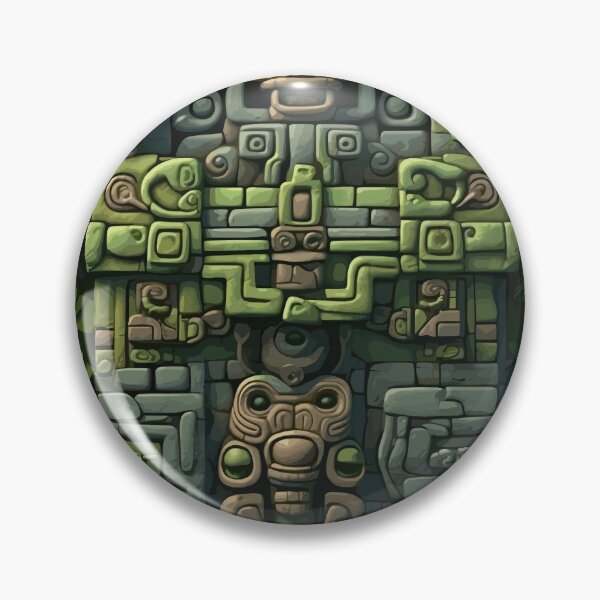 Artikelvorschau, Indische Maya-Azteken-Boho-Stammes-Ethnische Schnitzerei entworfen und verkauft von Vector Scout Lab.