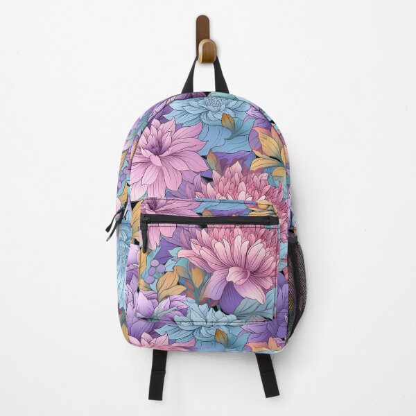 Item preview, Floral pattern, purle, blue, pink designed and sold by iclipart.