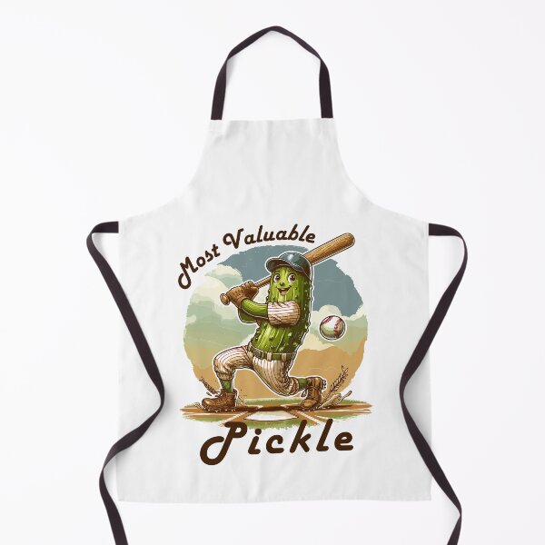 Item preview, Pickle Playing Baseball Mvp designed and sold by CosyTeal.