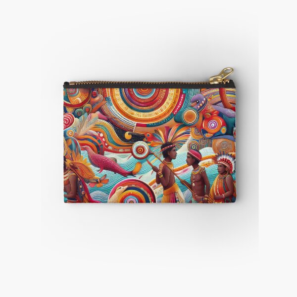 Item preview, The indigenous of Australian Aboriginal wall art designed and sold by primtawan.