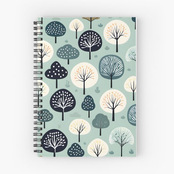 Item preview, Calming forest pattern with round trees designed and sold by Naturitude.
