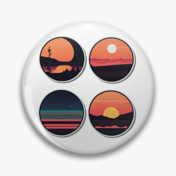 Item preview, "Embrace Tranquility with Our Lo-Fi Beautiful Design Badge Collection - Elevate Your Style designed and sold by SSulatul101.