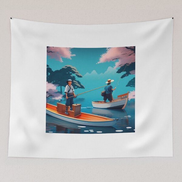 Item preview, The evolution of anglers fishing scene (4) designed and sold by SpecialForceART.
