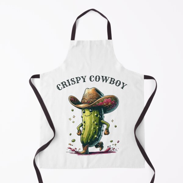 Item preview, Pickle Cowboy Is Crispy Western Styled designed and sold by CosyTeal.