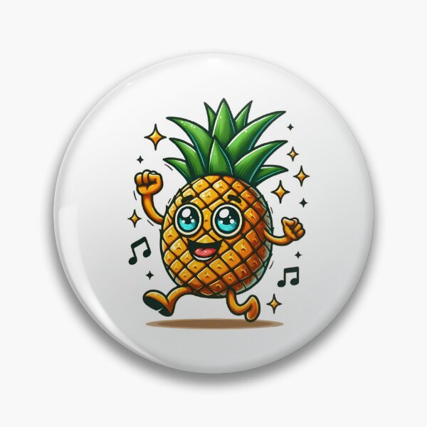 Item preview, Dancing Food: dancing pineapples designed and sold by CreativeSparkzz.