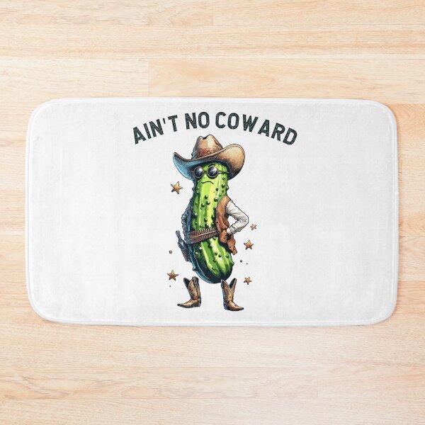 Item preview, Pickle Cowboy Is No Coward Western Styled designed and sold by CosyTeal.