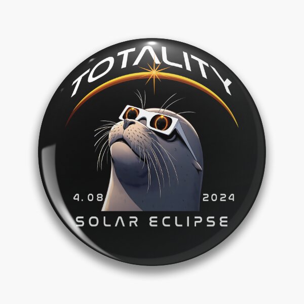 Artikelvorschau, Totality, ein Seelöwe mit Sonnenbrille, der zur totalen Sonnenfinsternis aufschaut, Animal Eclipse Viewing Party 2024. entworfen und verkauft von jeyel7.