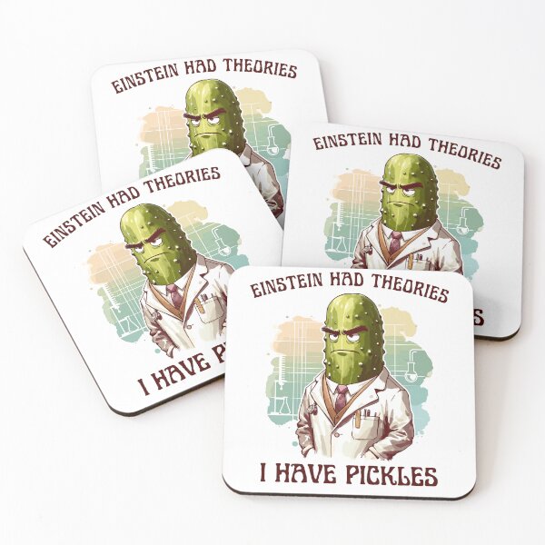 Item preview, Pickle Cynical Scientist Einstein Had Theories designed and sold by CosyTeal.