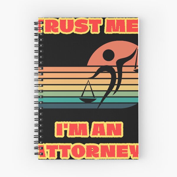 Item preview, TRUST ME, I'M AN ATTORNEY, funny gift for lawyer, attorney designed and sold by GroonSpace.