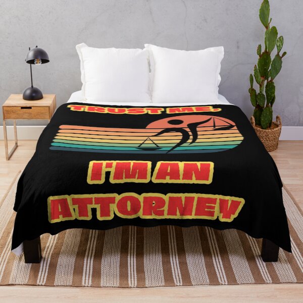 Item preview, TRUST ME, I'M AN ATTORNEY, funny gift for lawyer, attorney designed and sold by GroonSpace.