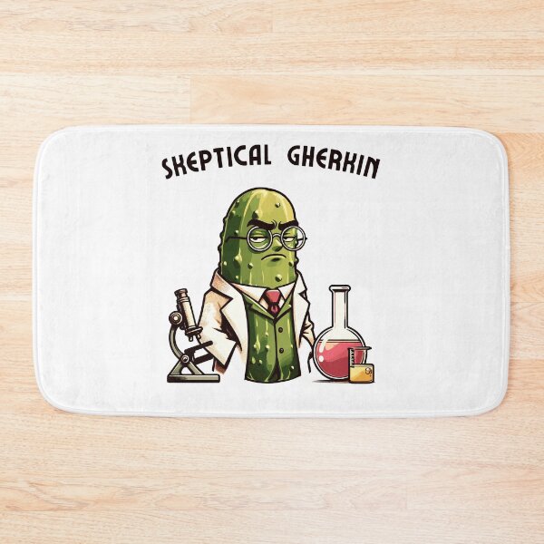Item preview, Pickle Cynical Scientist Skeptical Gherkin designed and sold by CosyTeal.