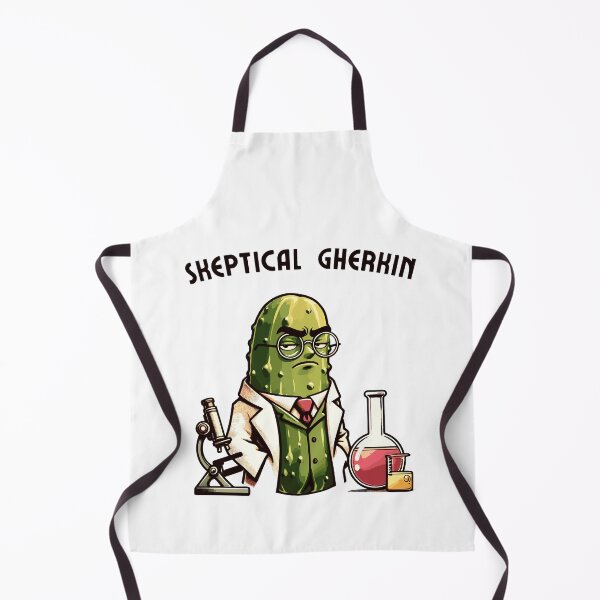Item preview, Pickle Cynical Scientist Skeptical Gherkin designed and sold by CosyTeal.