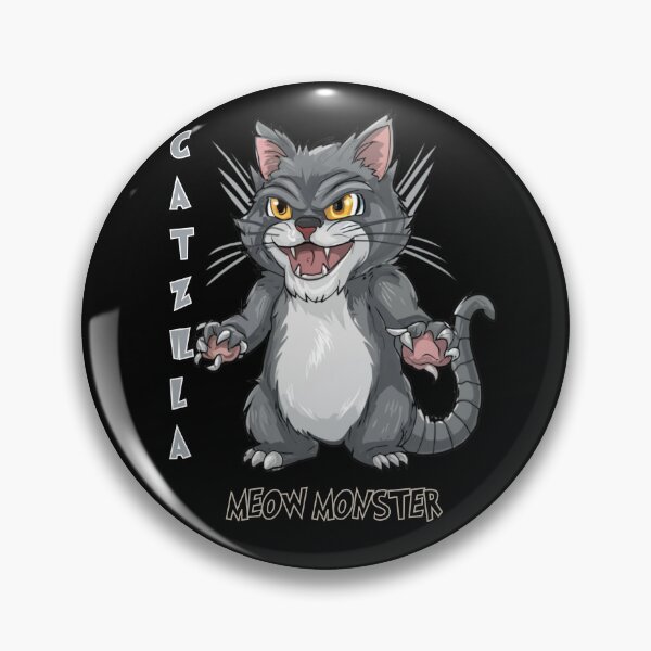 Item preview, Catzilla : Meow Monster designed and sold by ArtFeverShop.